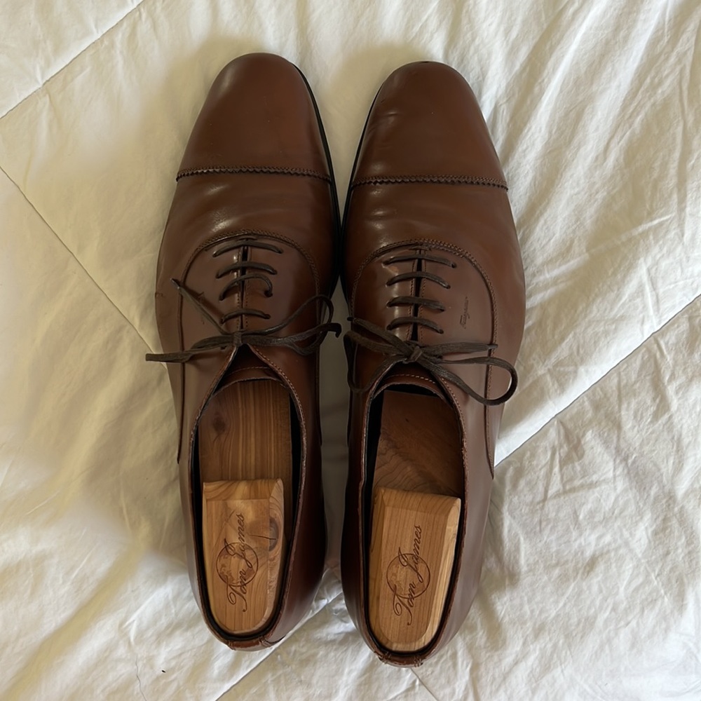 Salvatore Ferragamo Oxford in Hickory Brown